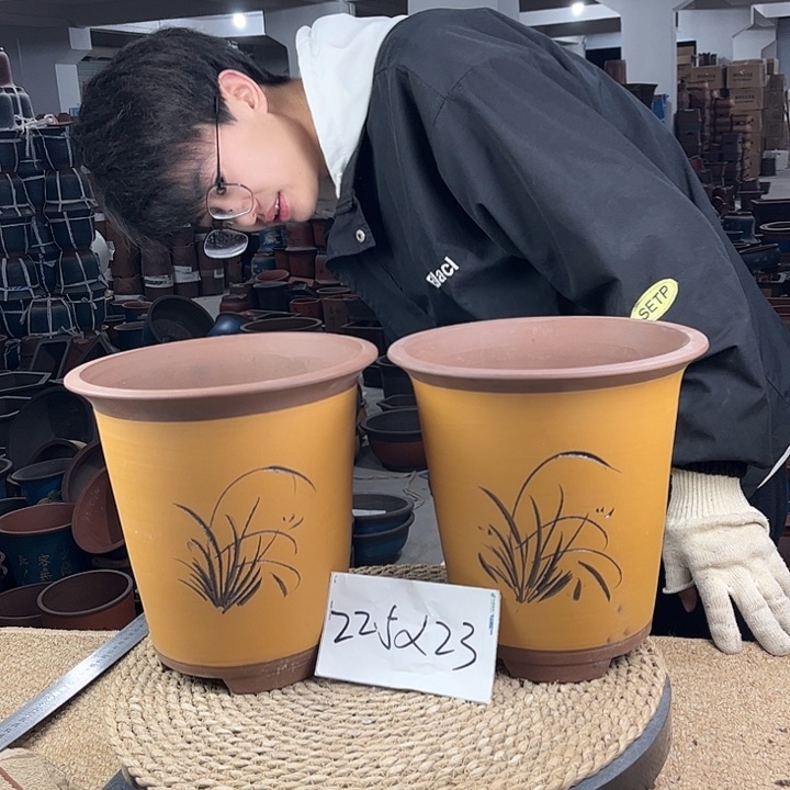 紫砂花盆紫砂花盆