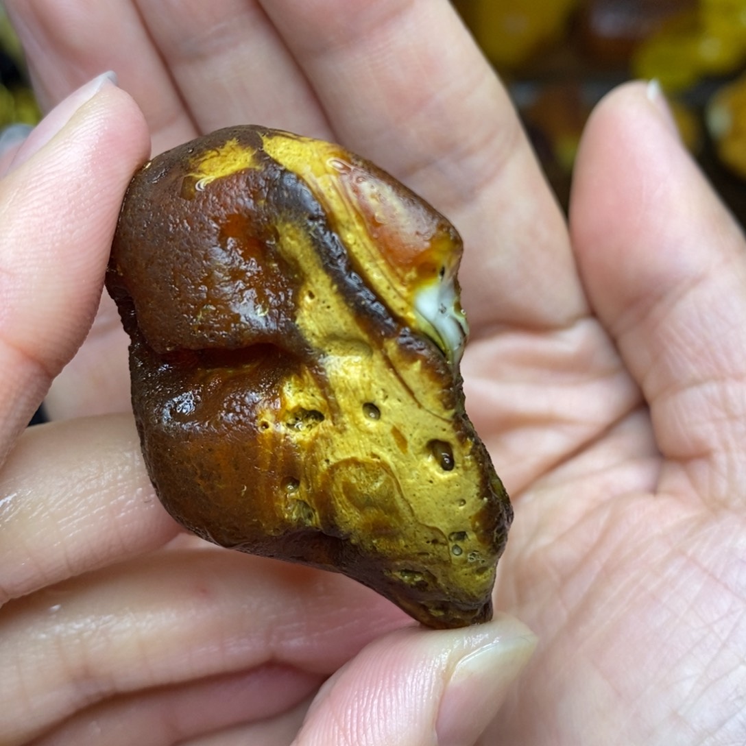 未镶嵌定制蜜蜡胖