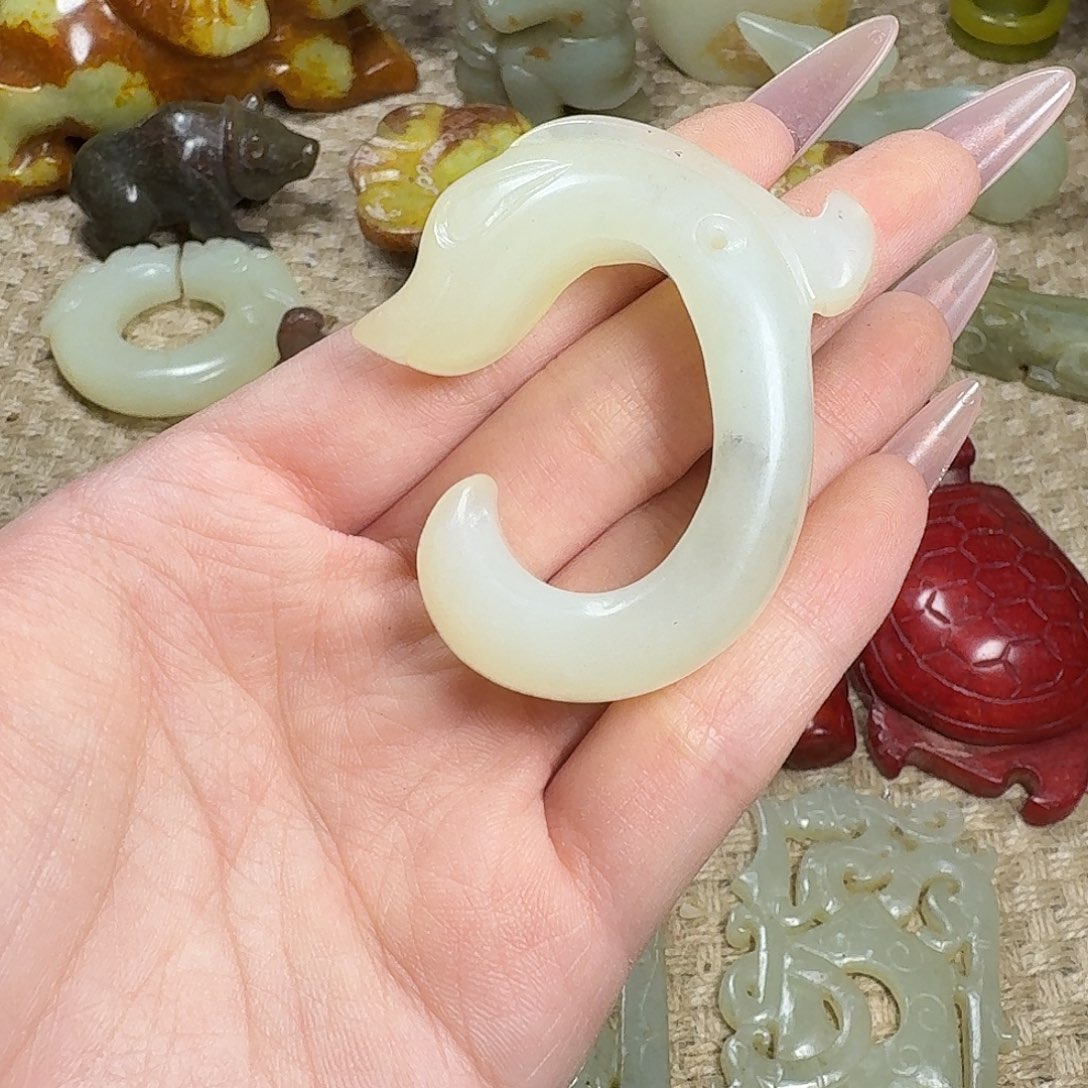 白玉菩提吊坠挂件