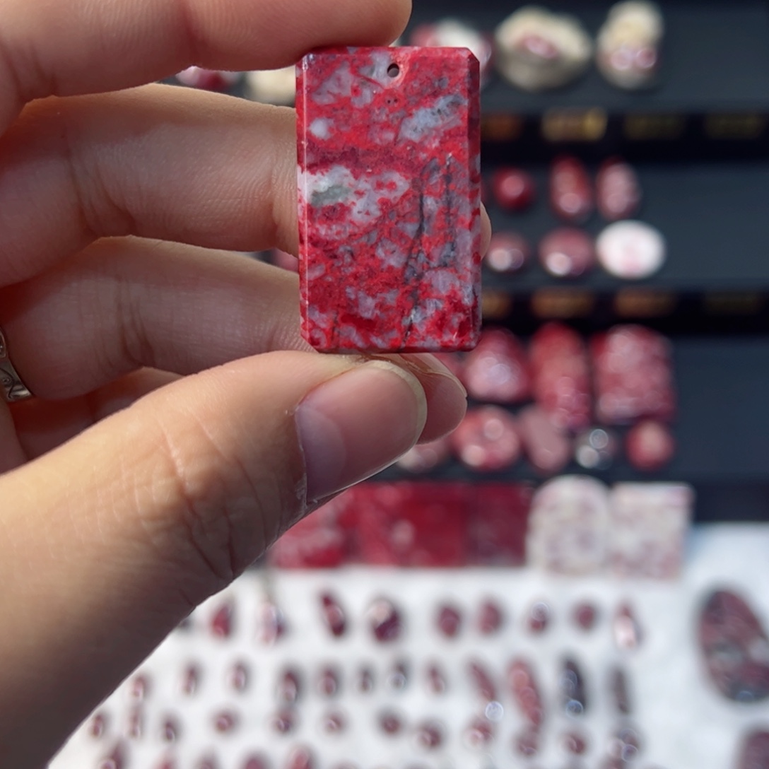 天然辰砂天然朱砂无事牌9