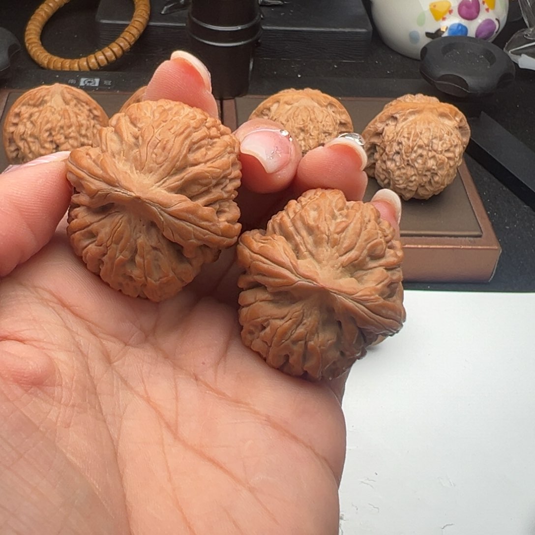 文玩核桃把件莲花35