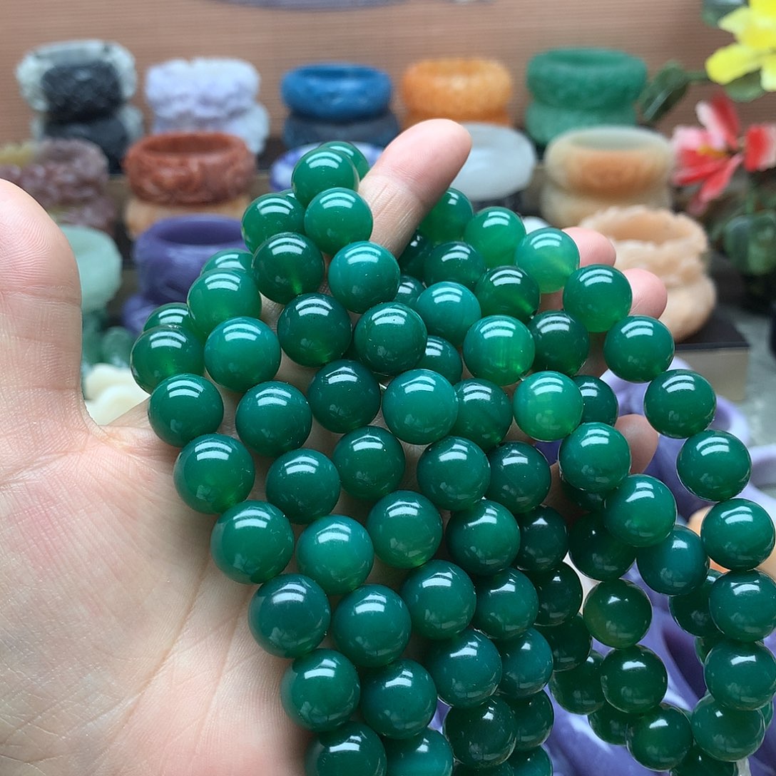 毛衣链未镶嵌石英质玉