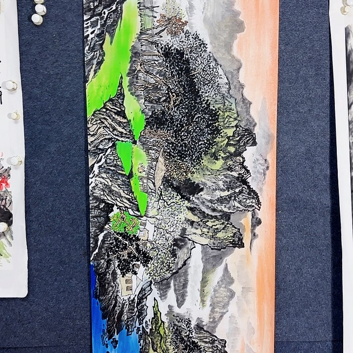 国画国画山水小六尺180/68