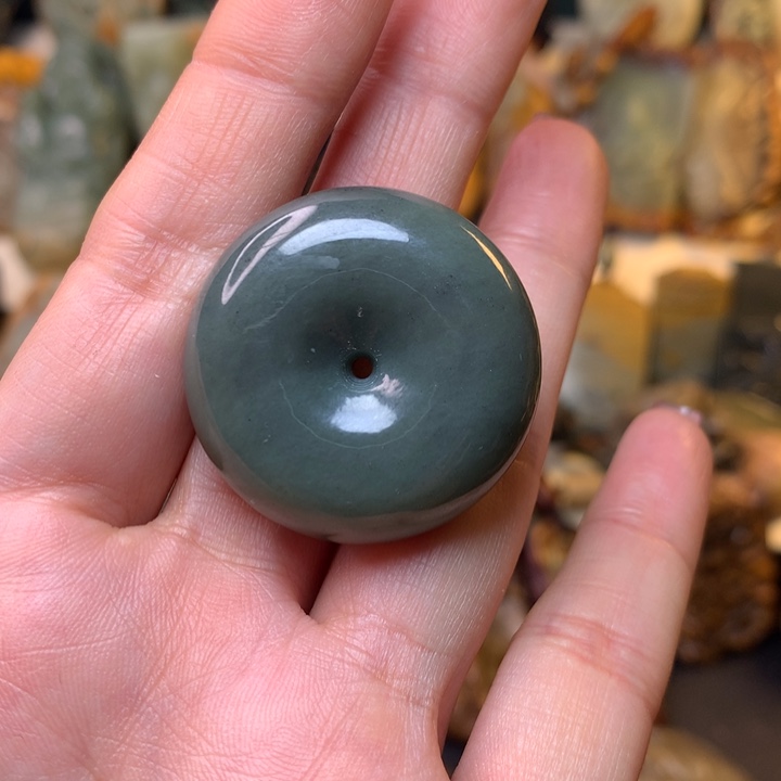 岫岩老玉（透闪石质玉）手链未镶嵌