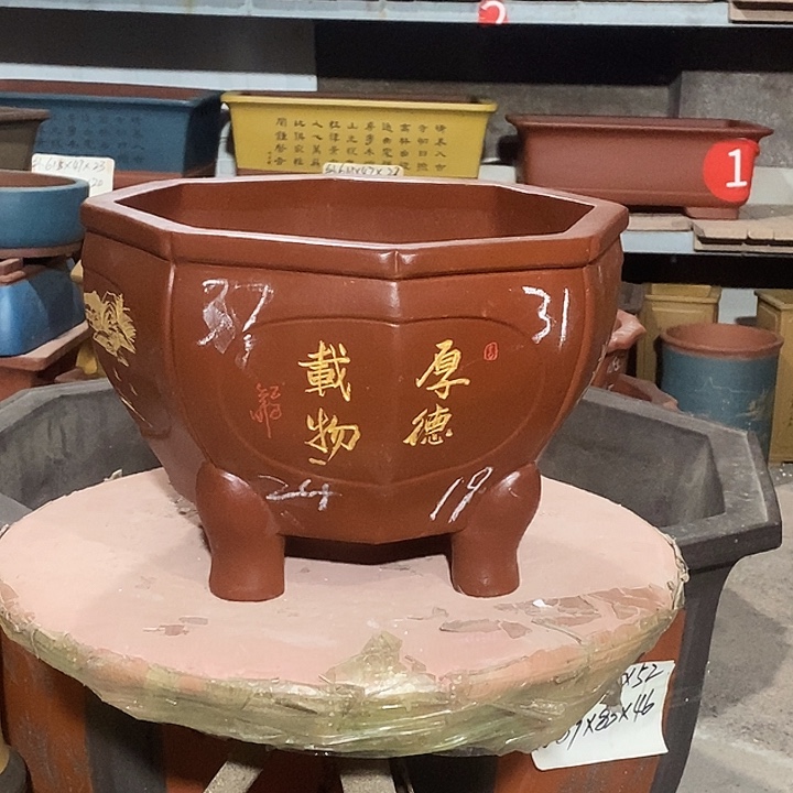 紫砂花盆花盆包邮