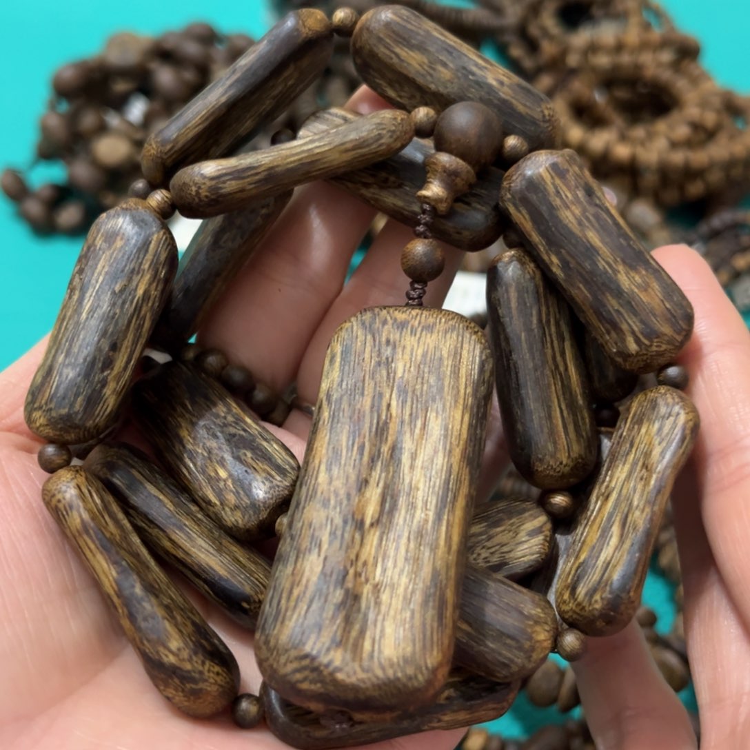 沉香手串张勺子卡1.4-59克多样性发货一条