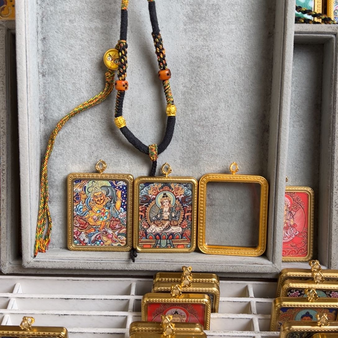 太****吊坠双面 普贤 黄老爷 定制