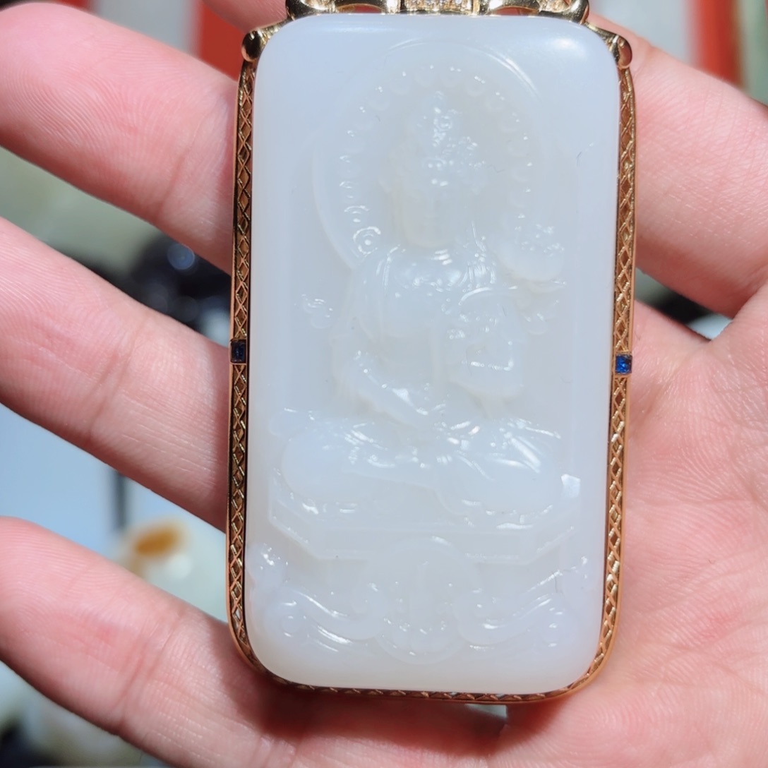 和田玉挂件未镶嵌