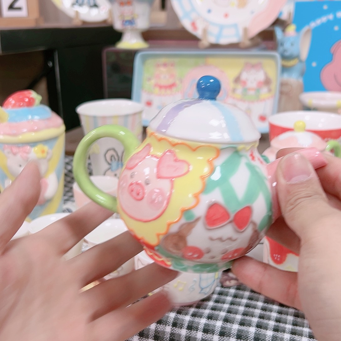 可爱陶瓷高温手作
