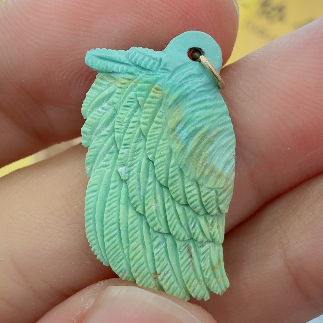 绿松石18K金镶嵌配饰