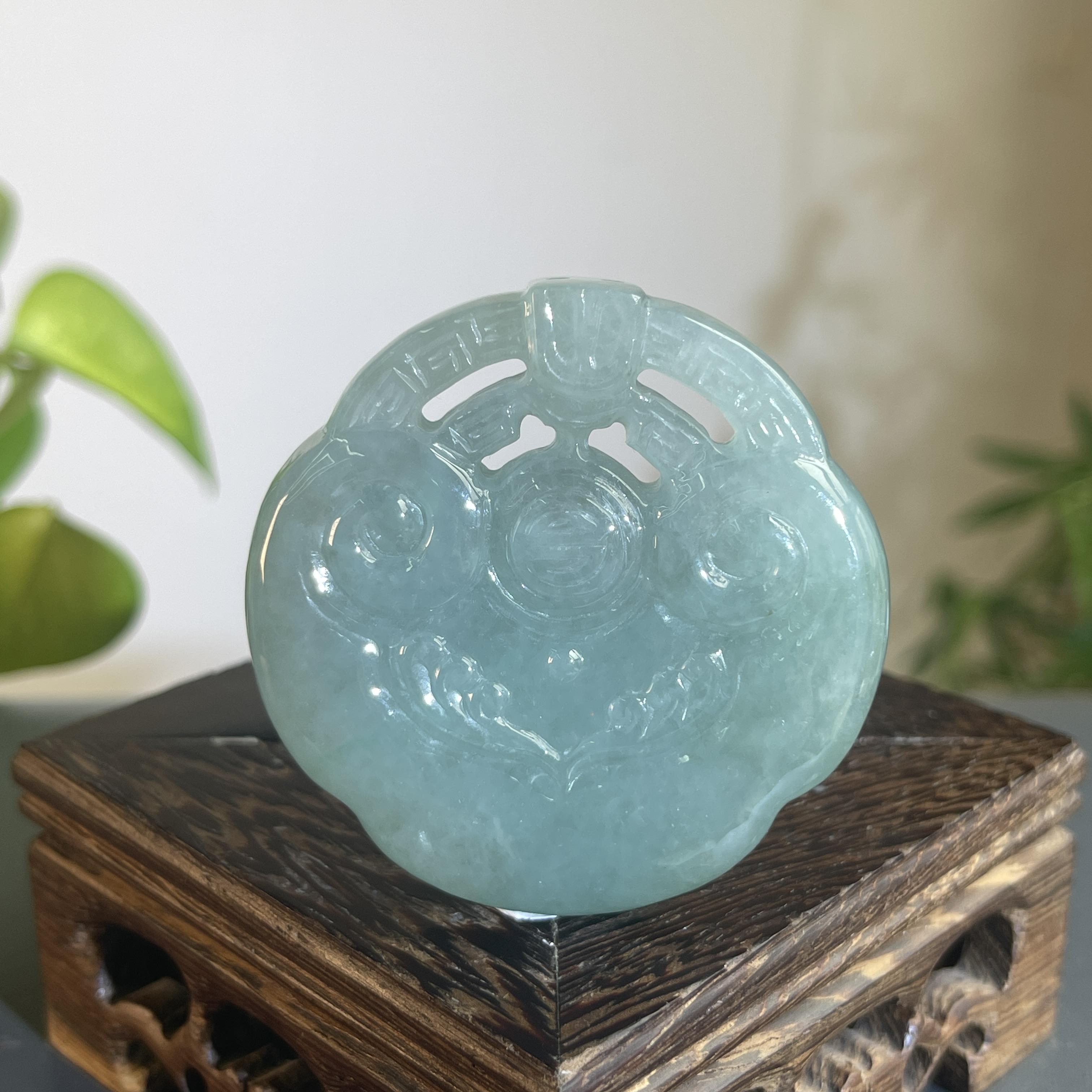 JCA23-111   天然缅甸A货翡翠   如意