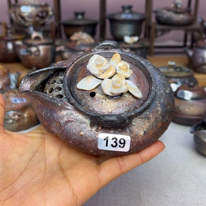 壶裸柴烧陶瓷茶具