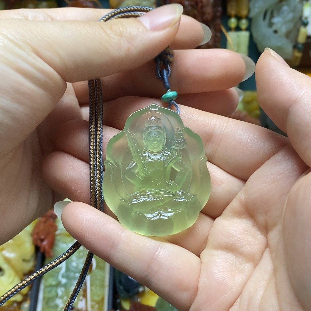 过***往岫玉未镶嵌吊坠(赠链)