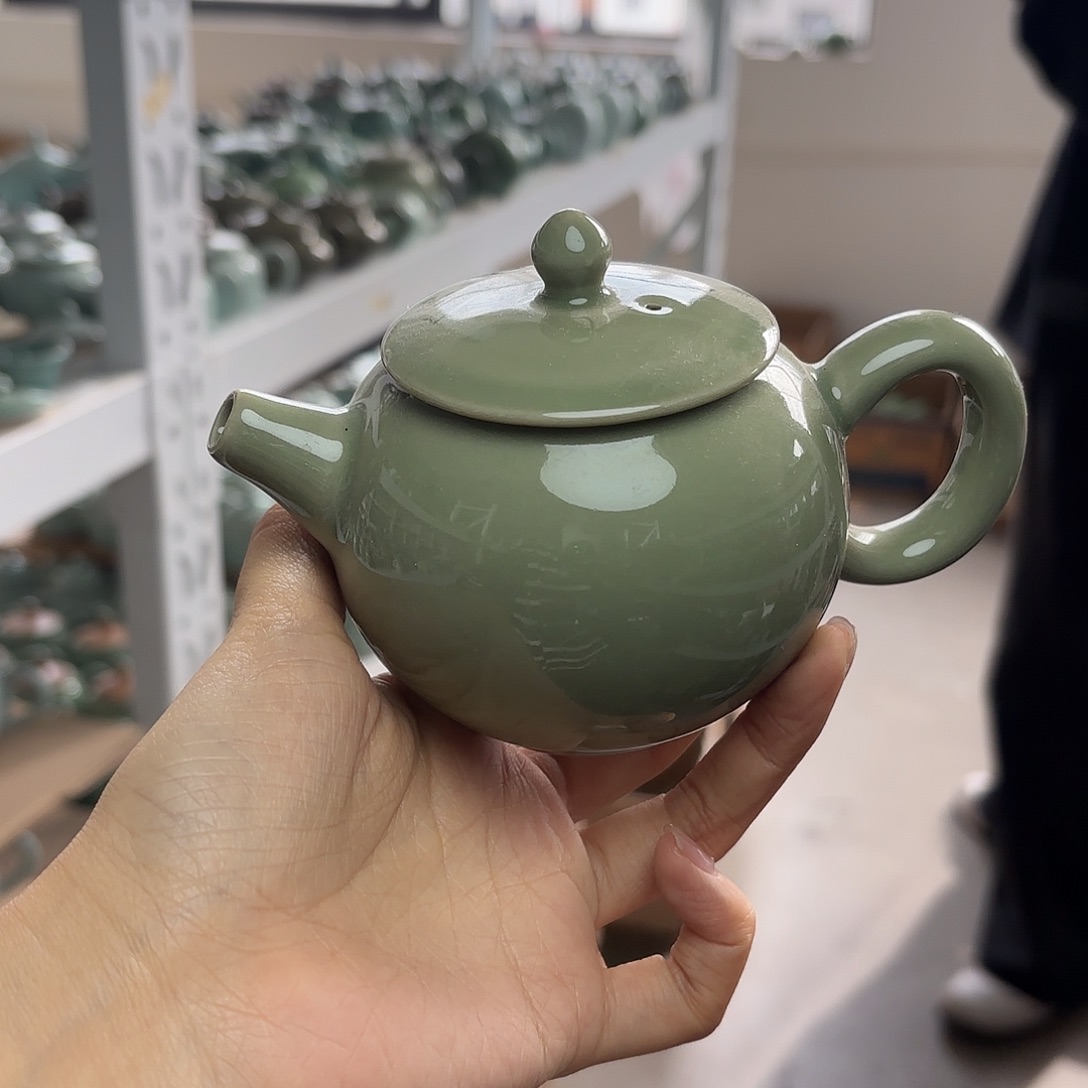 龙泉云间青瓷小米茶器