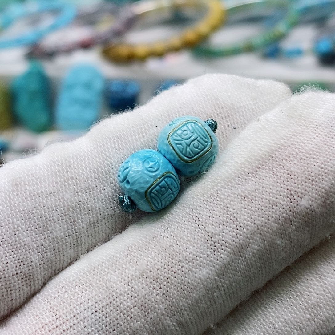 绿松石珠宝奇石未镶嵌