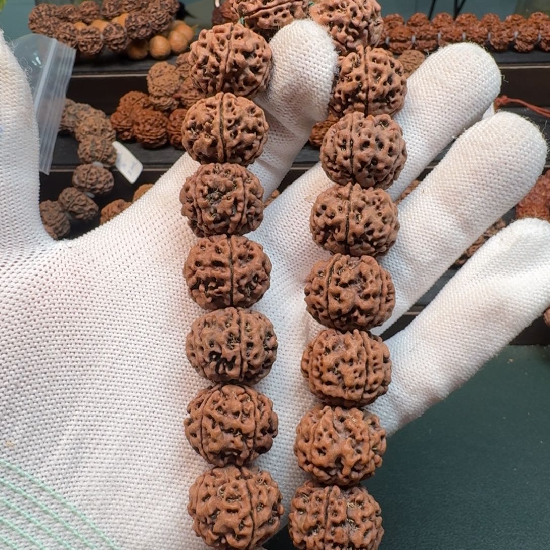 金刚菩提手串18豆腐块蜂窝双龙