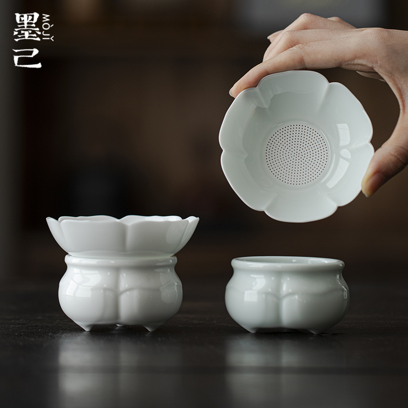 墨己 百搭花型茶漏组