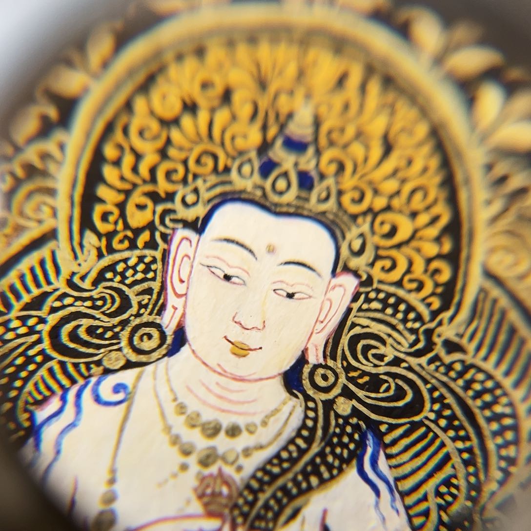 装裱画青海热贡手绘主尊