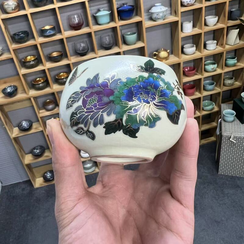 变色蝶恋花家用禅定主人杯501 ZH564