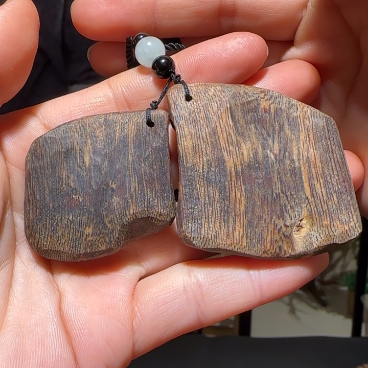 吊坠沉香海南老白棋吊坠16.7克