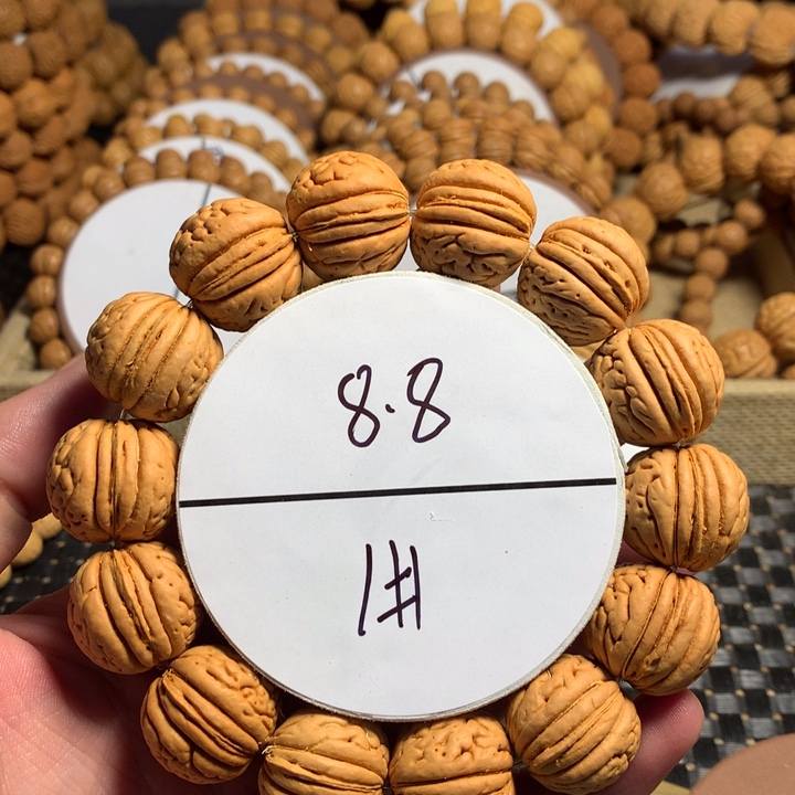 桃核手串1#肌肉纹铁锤子