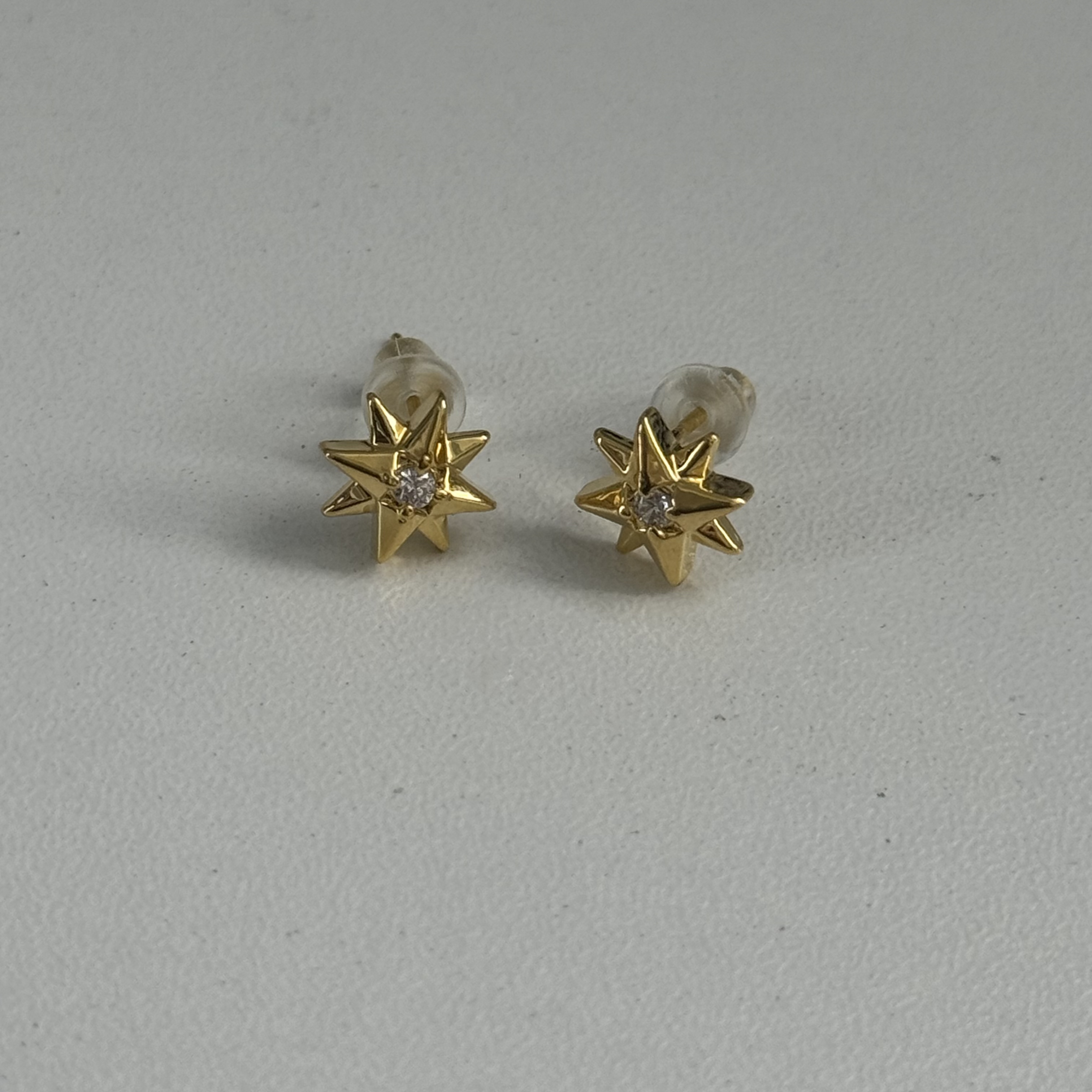 铜合金耳饰 芽怼怼(高高) 耳钉 1621