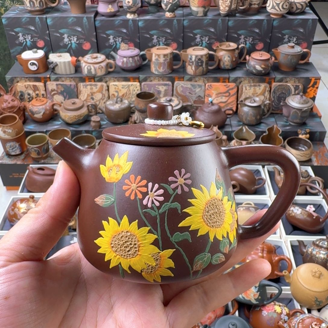 茶壶紫砂200cc原矿精工半手