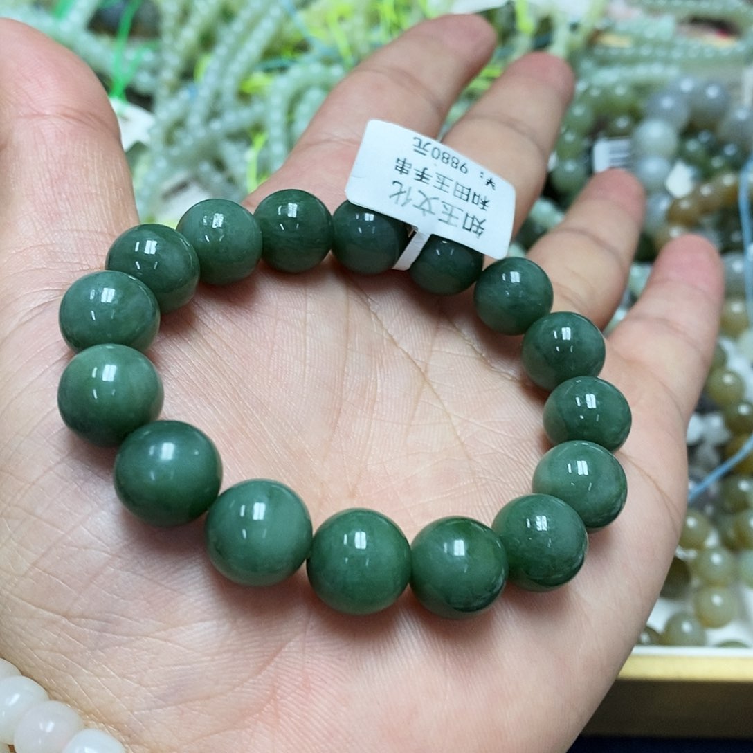 和田玉手链未镶嵌