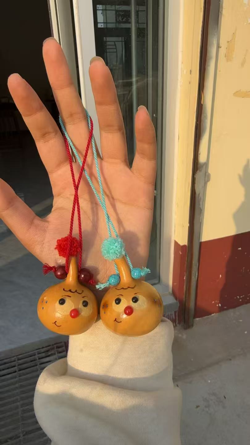 创意可爱手工小葫芦手把件办公室解压神器