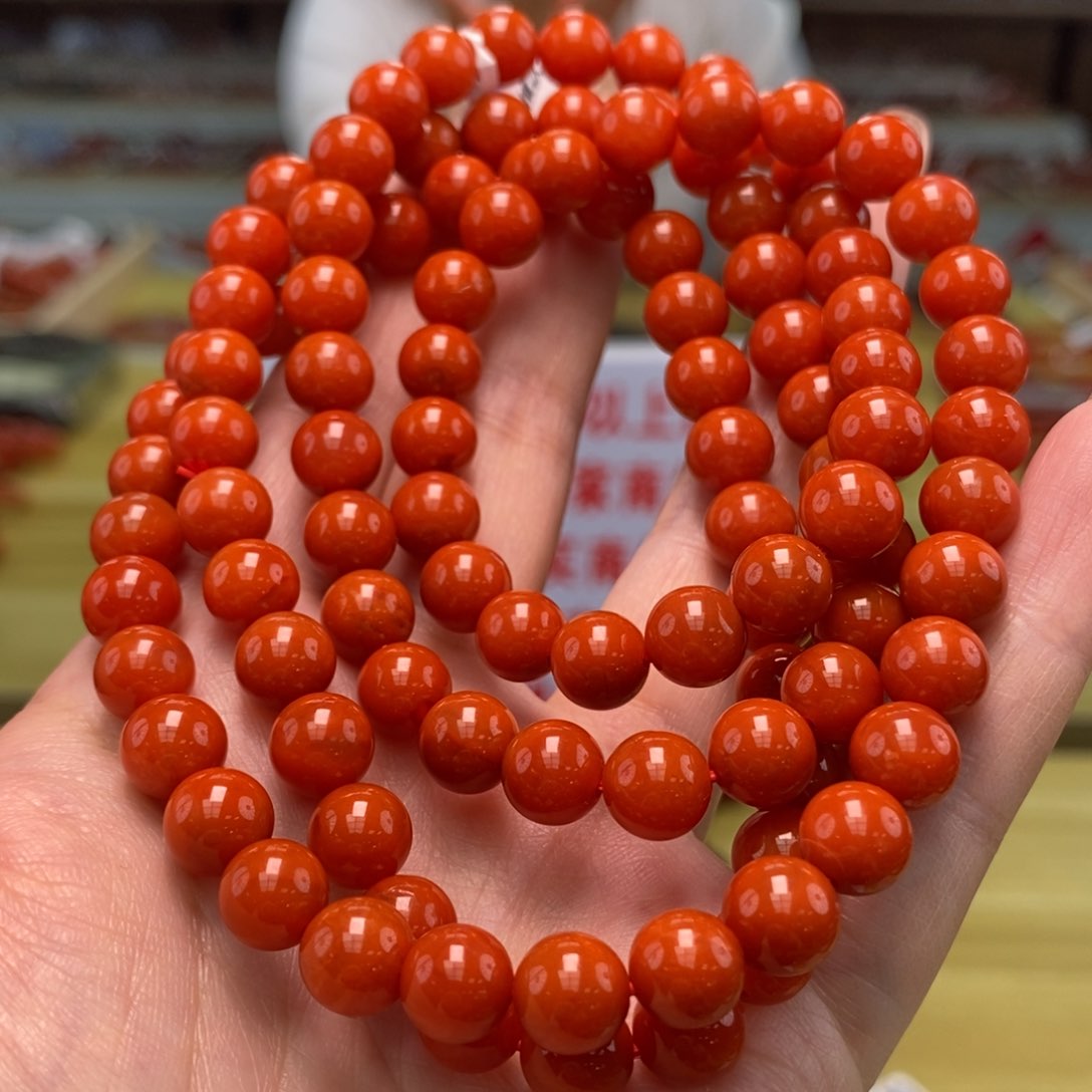 南红玛瑙手链多圈8未镶嵌