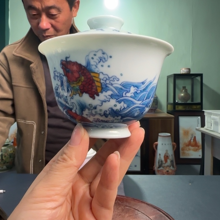 摆件陶景德镇陶瓷陶瓷摆件