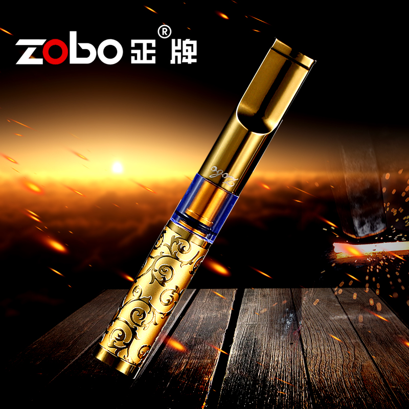 Zobo/正牌铝合金循环型过滤烟嘴粗中细烟通用高档男士烟嘴