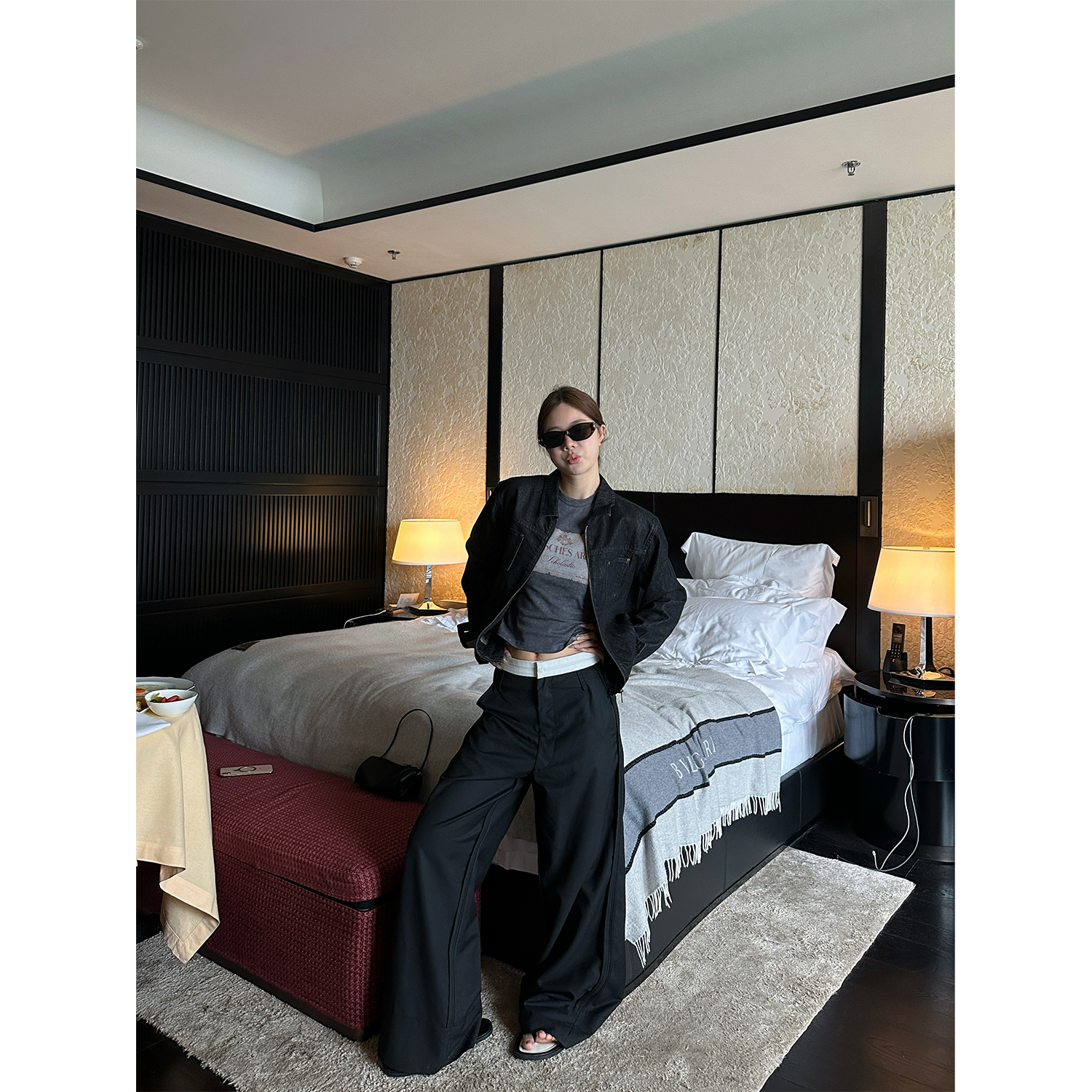 DYANGJUN【酷飒先锋】夏季新款休闲做旧短款牛仔外套