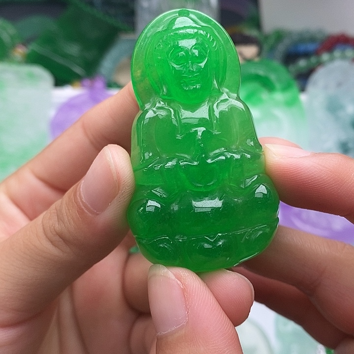 翡翠未镶嵌颈饰所见即所得 148
