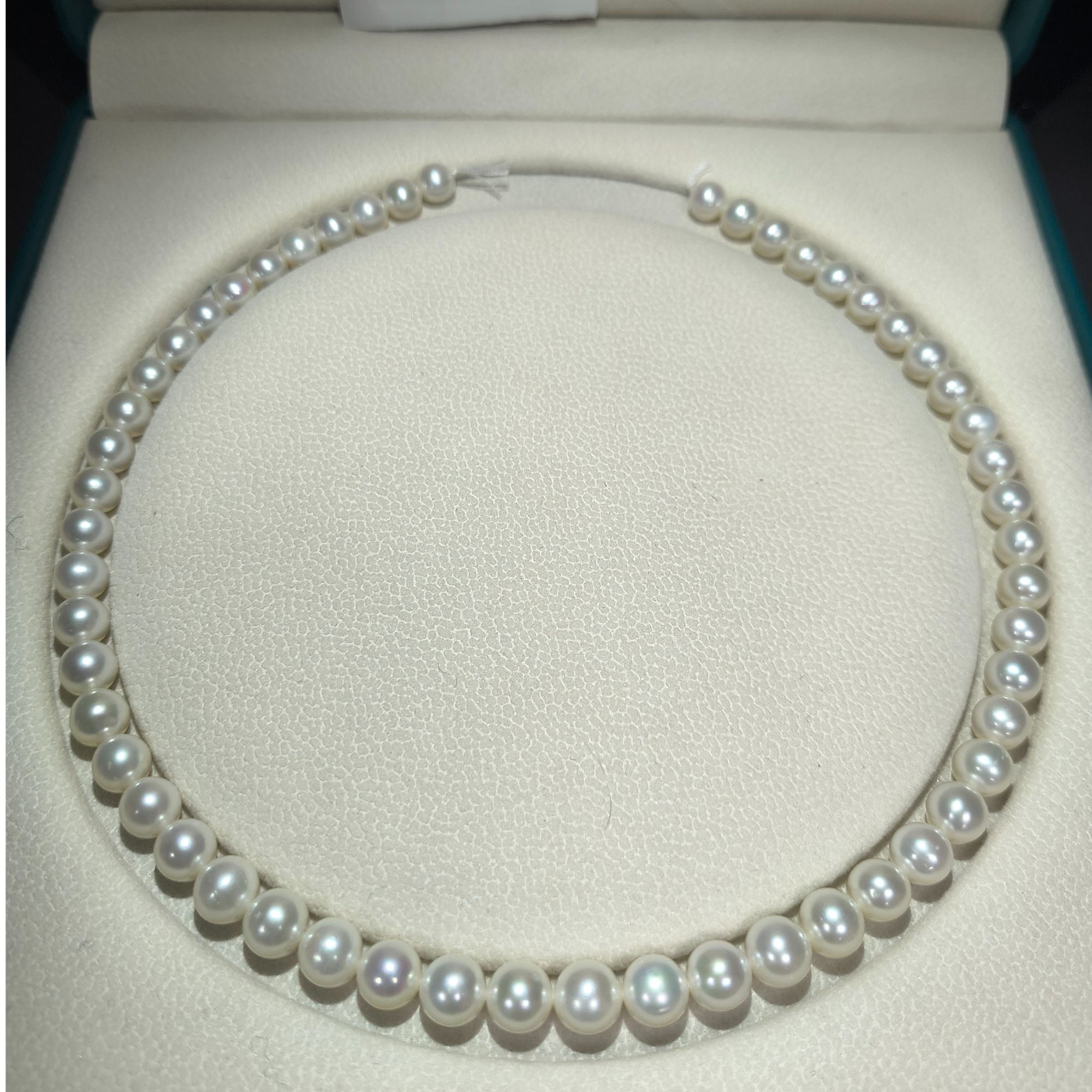 520礼物淡水珍珠极润正圆珍珠项链