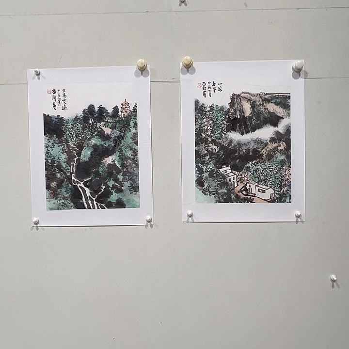 国画钮博老师花鸟画作品