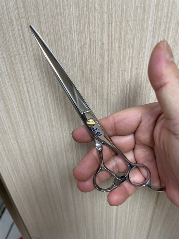 日本剪刀卧竜6.8寸纯结构剪成色好钴合金钢耐用