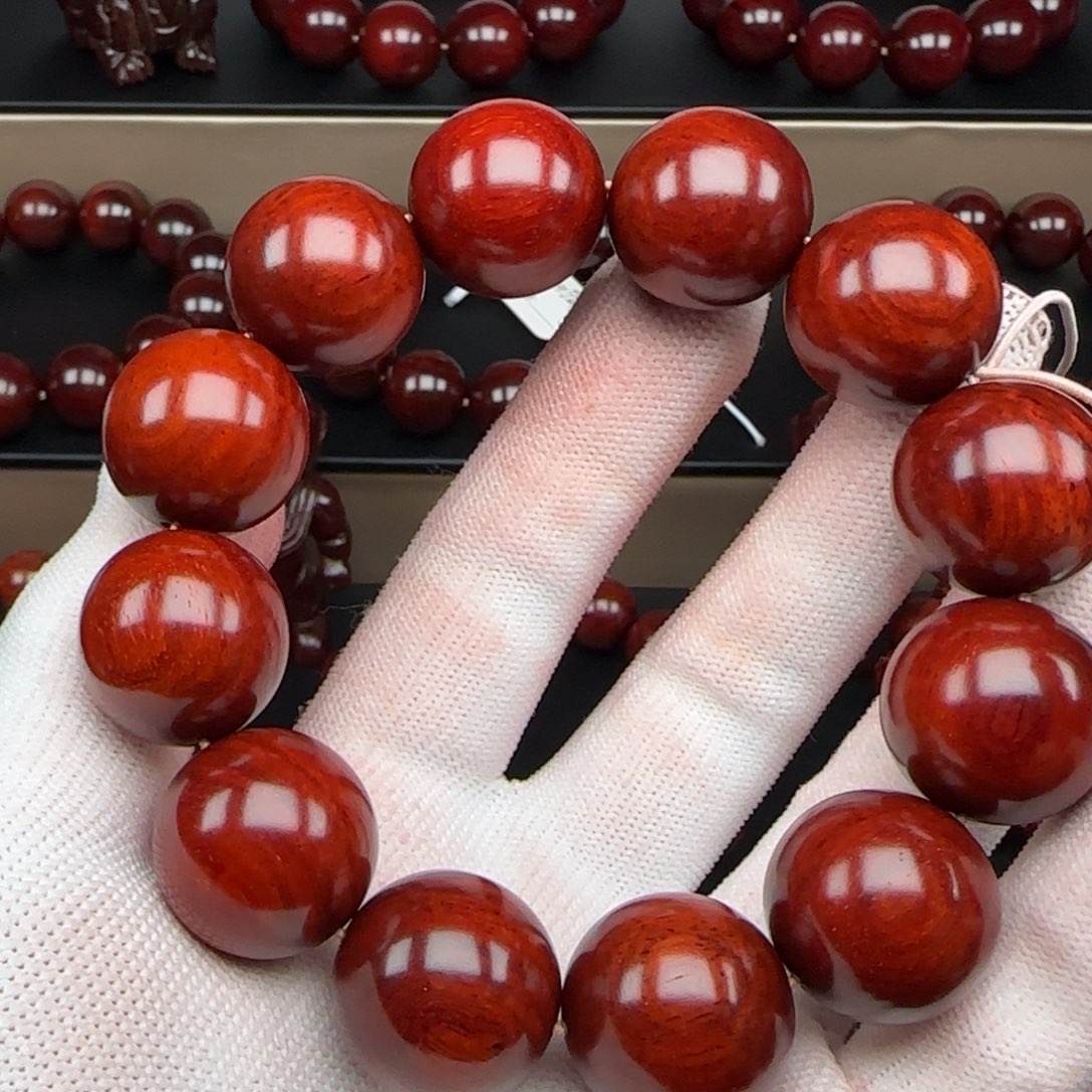 手串/手链小叶紫檀原生态印度小叶紫檀2.0帝王泥2档