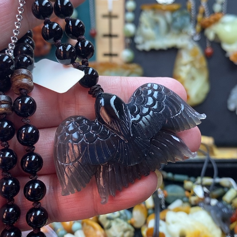 【闪购商品】蛇纹石玉吊坠未镶嵌