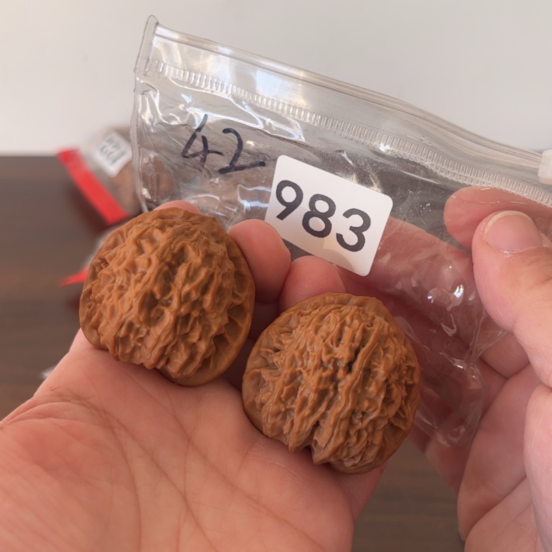 吊坠文玩核桃老官帽38