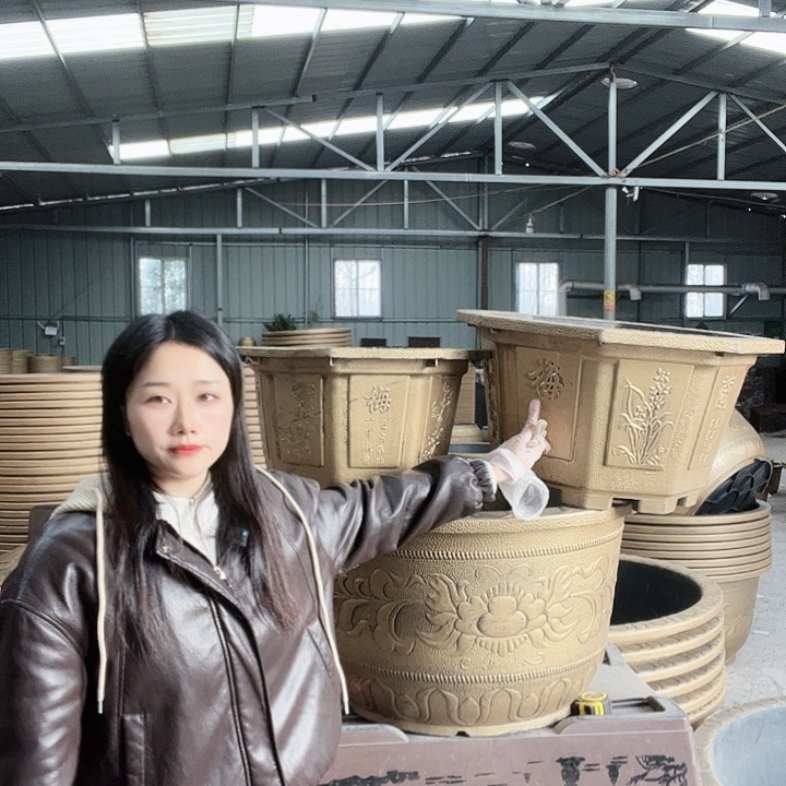 八角60花盆2个有孔