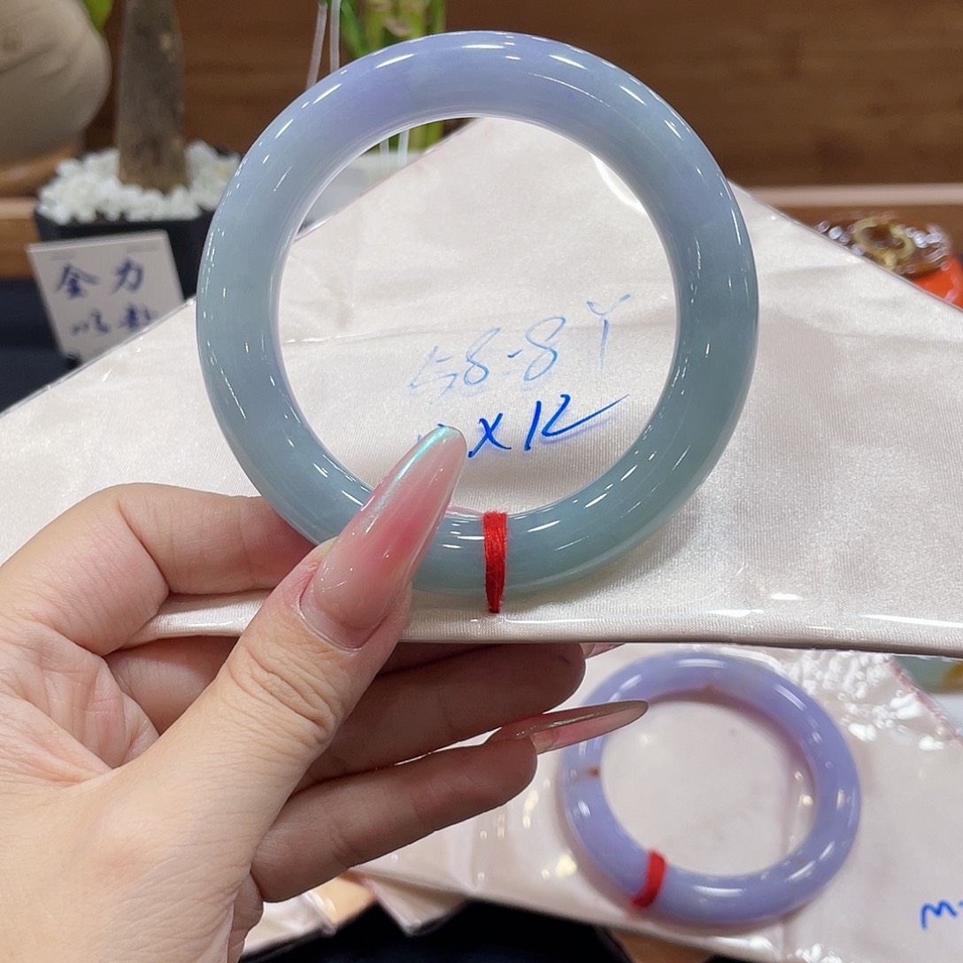 翡翠未镶嵌手镯天然缅甸A货翡翠