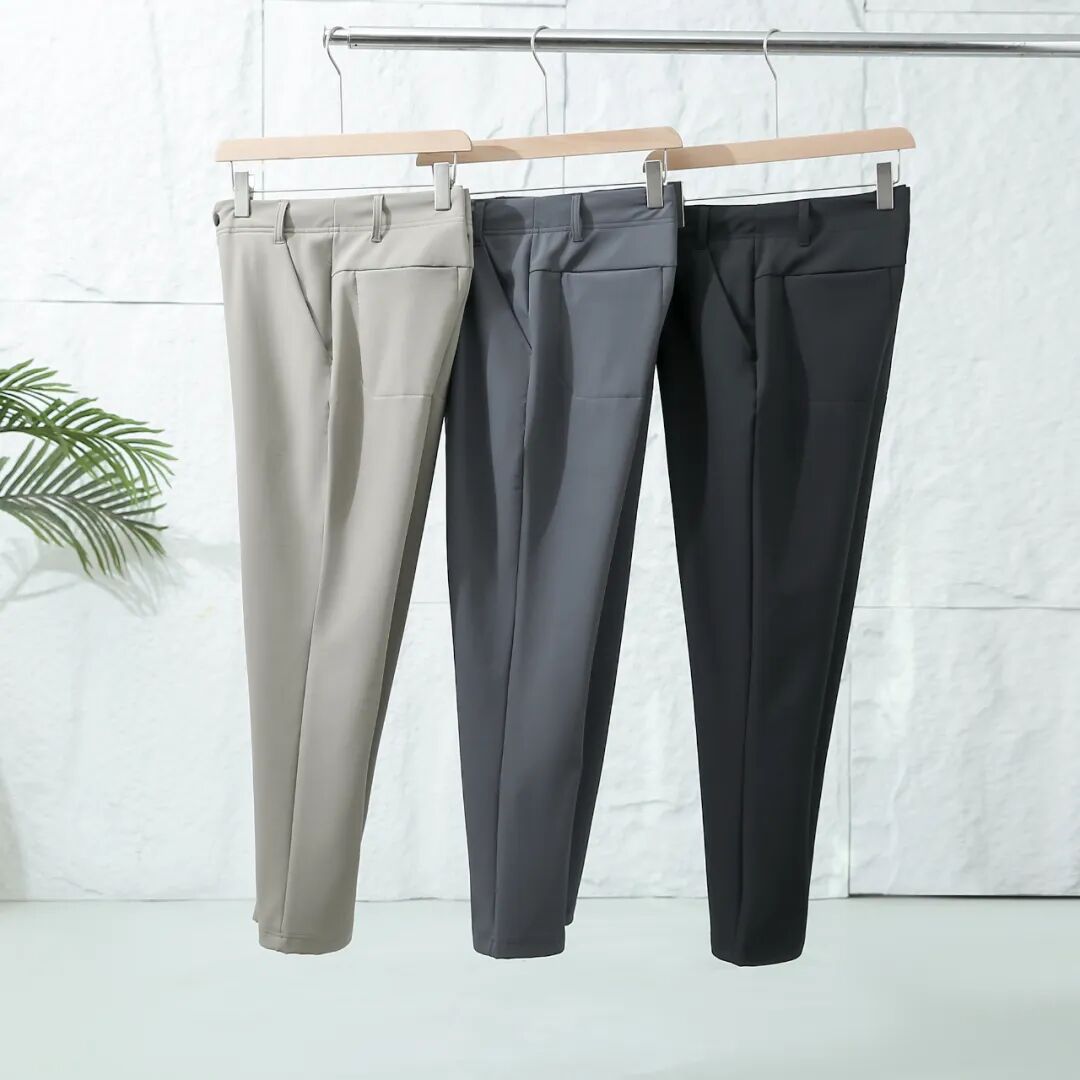 高尔夫系列！3D立裁！防水科技！秋冬男士户外加绒保暖软壳裤 45019