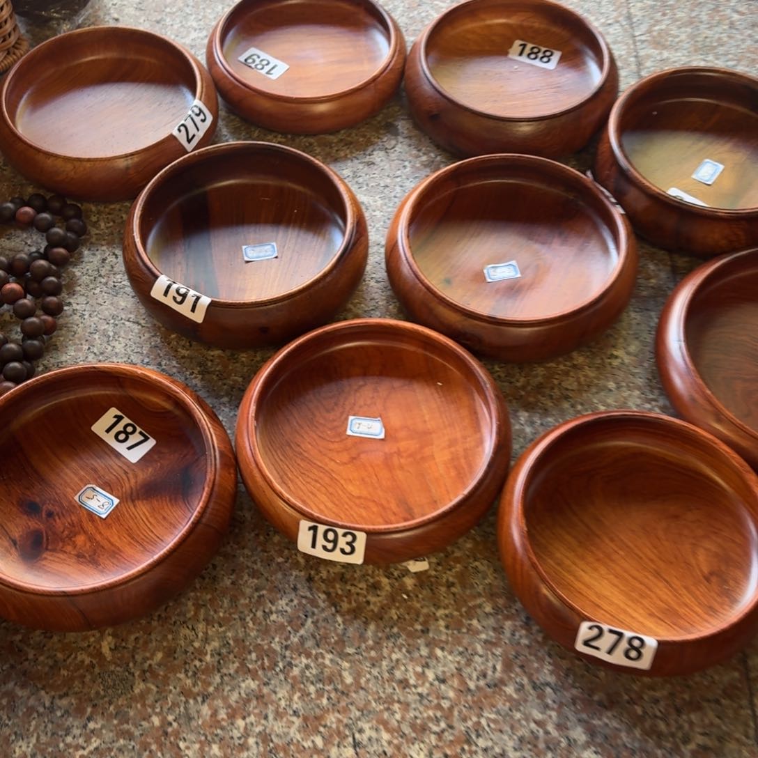 大果紫檀（缅甸花梨）花梨木聚宝盆