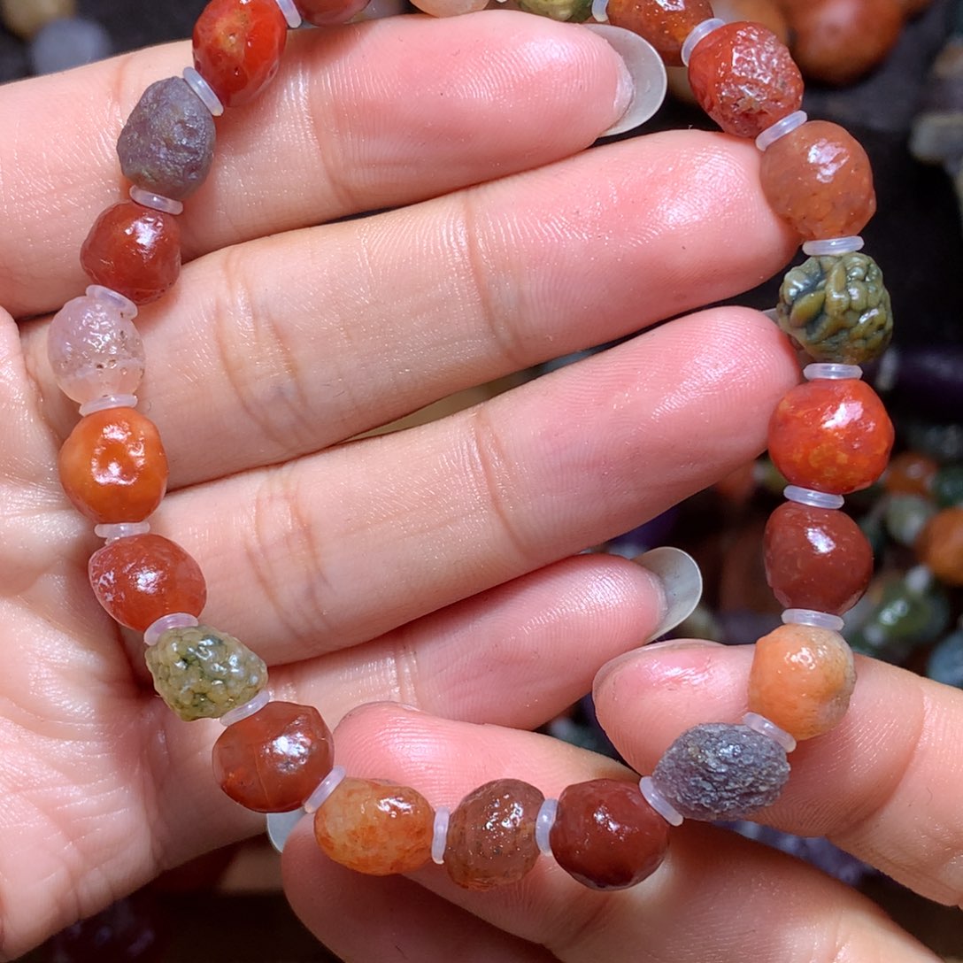 未镶嵌玛瑙/玉髓珠宝半成品