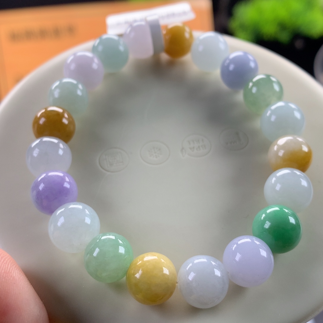 翡翠未镶嵌手链卡9.3