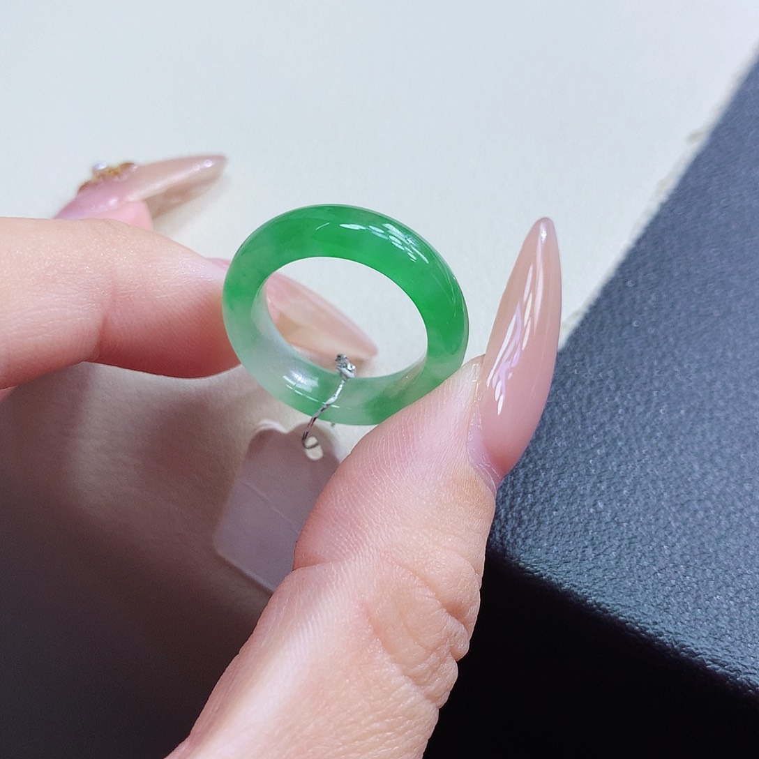 未镶嵌戒指翡翠9号