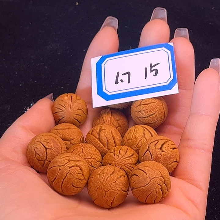 桃核吊坠博雅桃核17