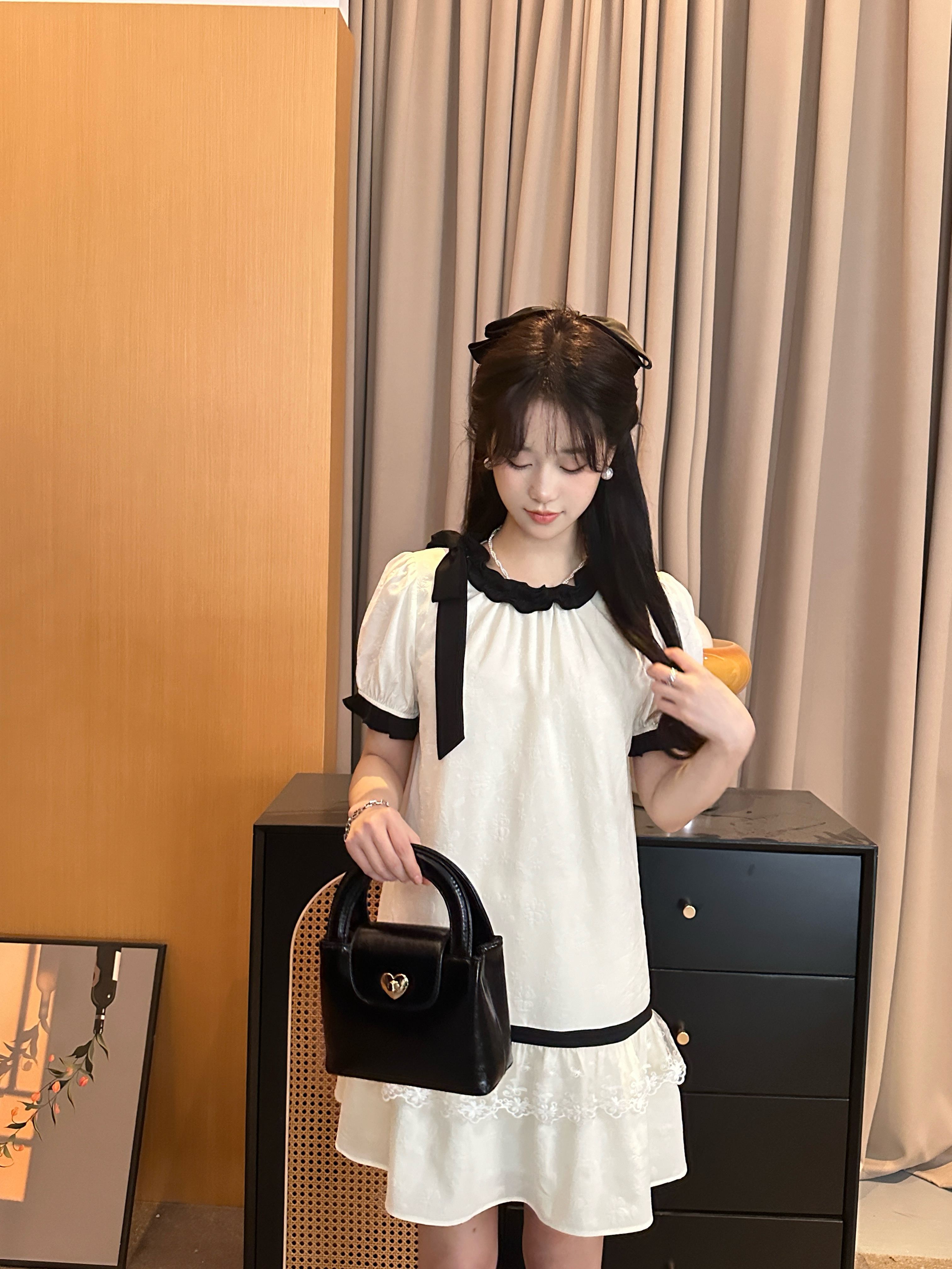 小周【云朵白雾】夏季韩系气质时尚百搭气质感高级洋气显瘦法式