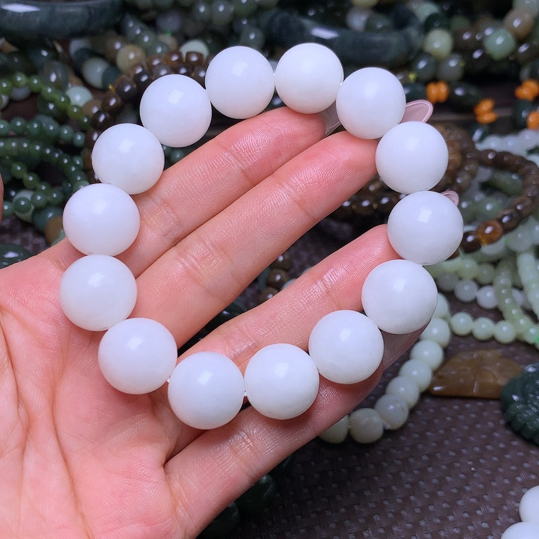 【闪购商品】手串未镶嵌和田玉卡16